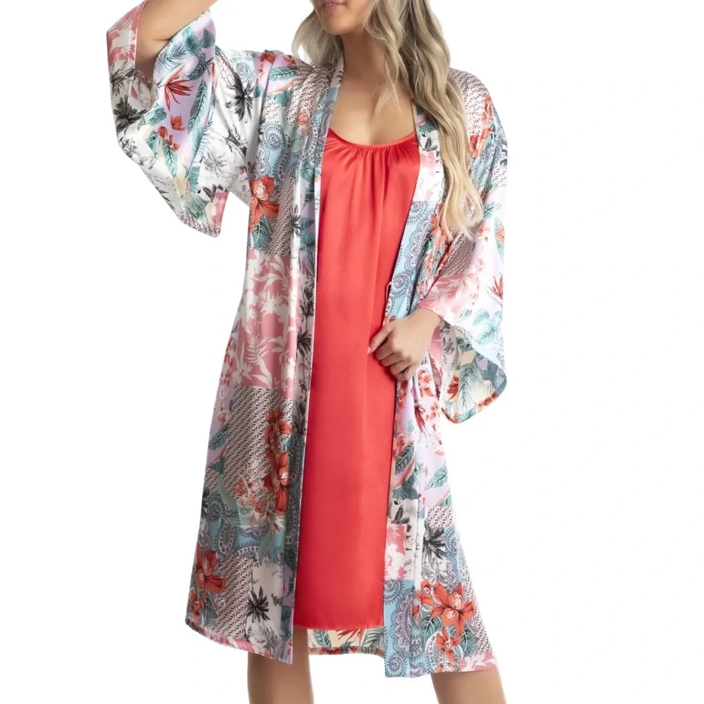 Satin Robe/Kimono - Picture 1 of 3